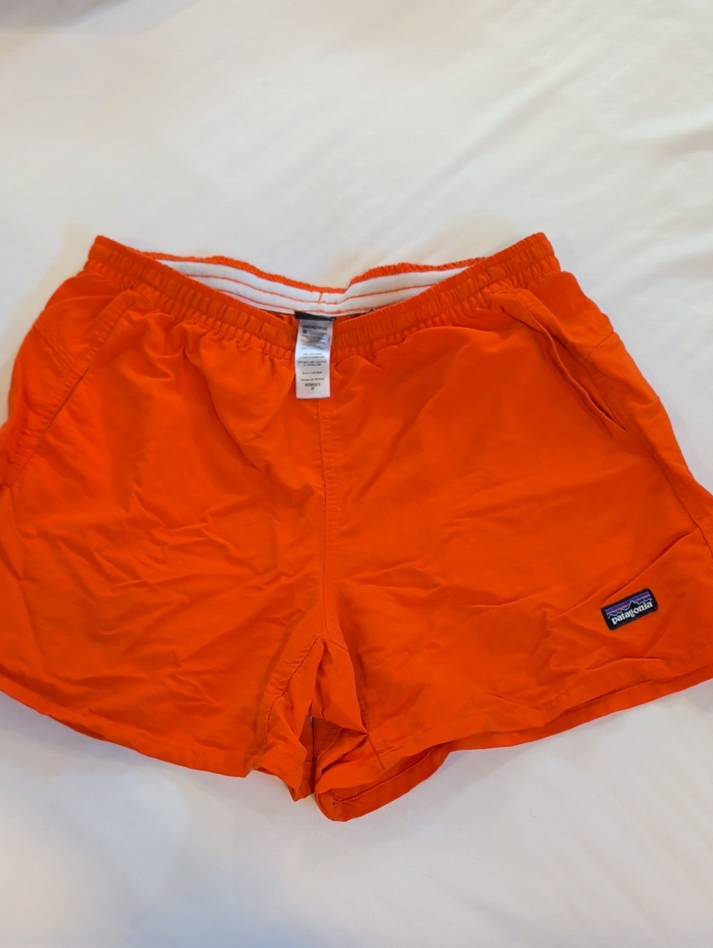 Patagonia Women’s Bright Orange Baggies Shorts